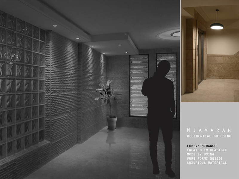 niavaran residential building-lobby