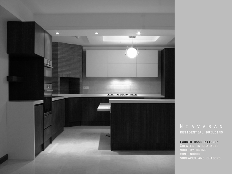 niavaran residential building-modern kitchen